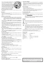 Preview for 2 page of BASETech KW-9330 Operating Instructions Manual