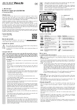 Preview for 5 page of BASETech KW-9330 Operating Instructions Manual