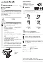 Предварительный просмотр 2 страницы BASETech Mini Kmark 1230738 Operating Instructions