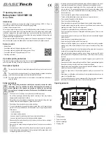 Предварительный просмотр 3 страницы BASETech MW 336 Operating Instructions Manual