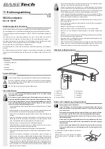 Предварительный просмотр 1 страницы BASETech SB32 Operating Instructions Manual