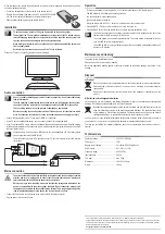 Preview for 4 page of BASETech SB32 Operating Instructions Manual