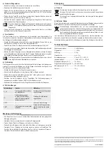 Preview for 2 page of BASETech SJS-60008 Operating Instructions Manual