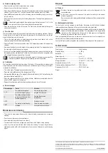 Preview for 4 page of BASETech SJS-60008 Operating Instructions Manual