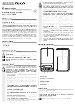 Preview for 5 page of BASETech SJS-60008 Operating Instructions Manual