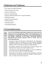 Preview for 5 page of BASETech WS-9130-IT Operating Instructions Manual