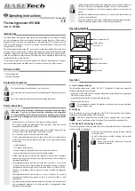 Preview for 3 page of BASETech WS 9400 Operating Instructions Manual