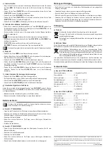 Preview for 2 page of BASETech WT-034 Operating Instructions Manual