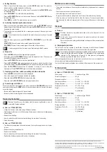 Preview for 4 page of BASETech WT-034 Operating Instructions Manual