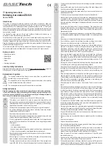 Preview for 3 page of BASETech ZD-928 Operating Instructions Manual