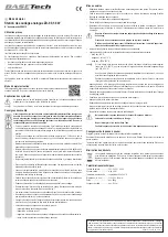 Preview for 3 page of BASETech ZD-99 Operating Instructions