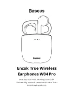 Preview for 1 page of Baseus Encok True W04 Pro User Manual