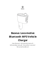 Baseus Locomotive Bluetooth MP3 Vehicle Charger User Manual preview