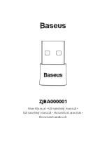 Preview for 1 page of Baseus ZJBA000001 User Manual