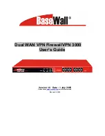 BaseWall Dual WAN VPN Firewall VPN 2000 User Manual preview