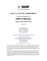 Preview for 1 page of BASF EXACTUS User Manual