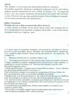 Preview for 2 page of Bashan Catalina-150 User Manual