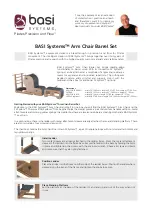 Предварительный просмотр 1 страницы BASI Systems Arm Chair Barrel Set Quick User Manual