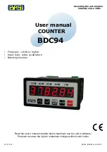 BASI BDC94 User Manual preview