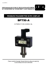 Preview for 1 page of BASI BPT50-A Operation Manual