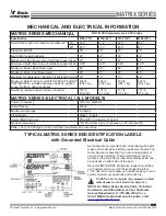 Preview for 7 page of Basic American Matrix 4000 Series Instruction Manual