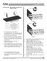 Preview for 13 page of Basic American Matrix 4000 Series Instruction Manual