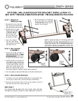 Preview for 13 page of Basic American Slide-W-I-D-E Zenith 9000APS Instructions For Use Manual