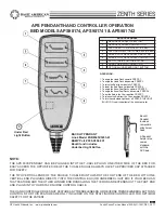 Preview for 15 page of Basic American Slide-W-I-D-E Zenith 9000APS Instructions For Use Manual