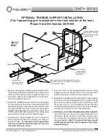 Preview for 22 page of Basic American Slide-W-I-D-E Zenith 9000APS Instructions For Use Manual