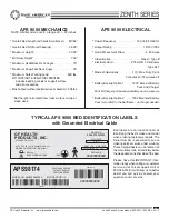 Preview for 24 page of Basic American Slide-W-I-D-E Zenith 9000APS Instructions For Use Manual