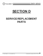 Preview for 29 page of Basic American Slide-W-I-D-E Zenith 9000APS Instructions For Use Manual