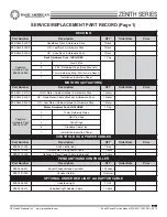 Preview for 30 page of Basic American Slide-W-I-D-E Zenith 9000APS Instructions For Use Manual