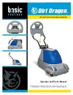 Preview for 1 page of basic coatings Dirt Dragon Operator And Parts Manual