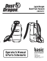 basic coatings Dust Dragon EB858-0812 Operator'S Manual & Parts предпросмотр