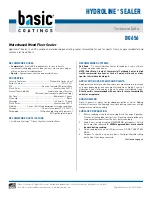 basic coatings HYDROLINE B0656 Technical Data preview