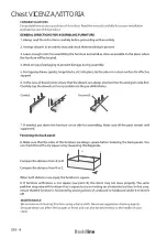 Preview for 20 page of Basic Line VICENZA Chest User Manual