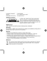 Предварительный просмотр 4 страницы Basic XL BXL-AS10 Manual