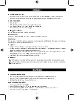 Preview for 2 page of Basic XL BXL-BF10 Manual