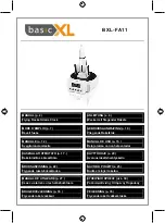 Предварительный просмотр 1 страницы Basic XL BXL-FA11 Manual