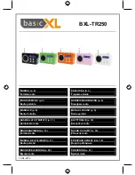 Basic XL BXL-TR250 User Manual preview