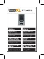 Preview for 1 page of Basic XL BXL-WS10 Manual