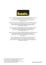 Предварительный просмотр 28 страницы Basic 9752812 Instruction Manual