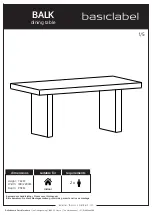 Basiclabel BALK Assembly Instructions preview