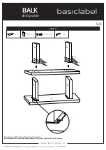 Preview for 5 page of Basiclabel BALK Assembly Instructions