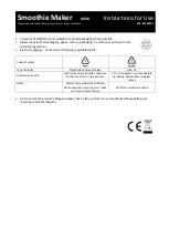 Preview for 5 page of Basilico K048 Instructions For Use