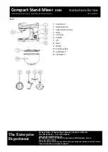 Предварительный просмотр 3 страницы Basilico K633 Instruction Manual