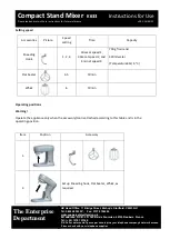 Предварительный просмотр 4 страницы Basilico K633 Instruction Manual