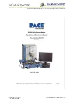 Preview for 1 page of Baskiville PACE IR 3000 Operation And Maintenance Manual