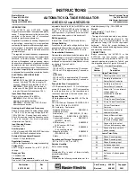 Basler AVC63-12 Instructions preview