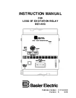 Preview for 1 page of Basler BE1-40Q Instruction Manual